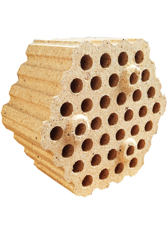 穴との無水ケイ酸のレジ係の粘土の耐火れんがの多段式区分